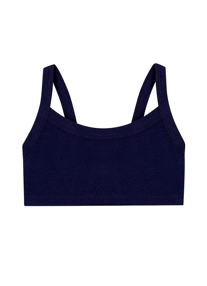 Navy Modal Bralet Set