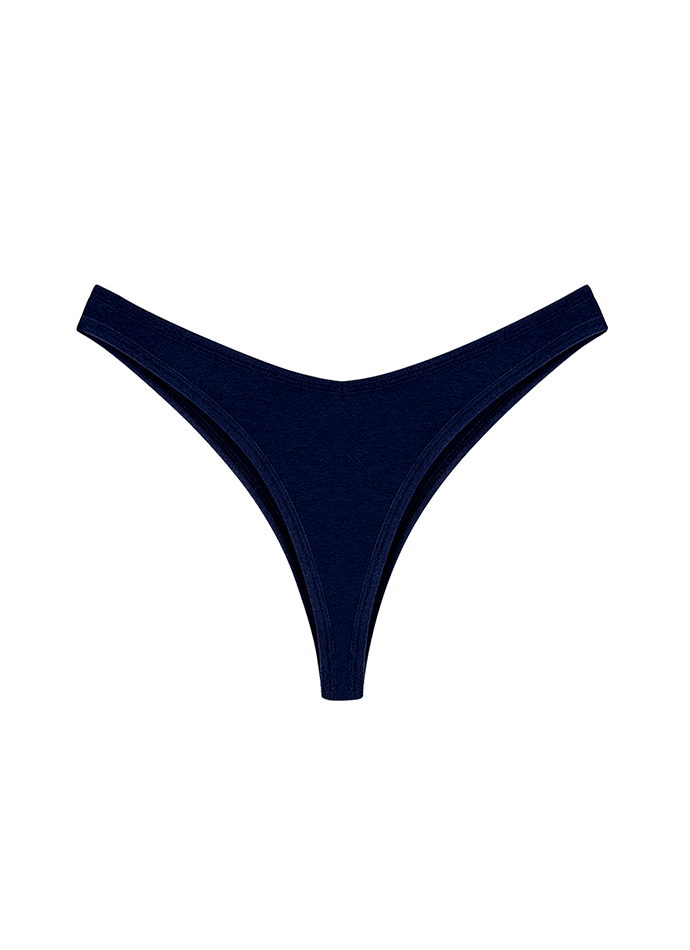 Navy Modal Bralet Set